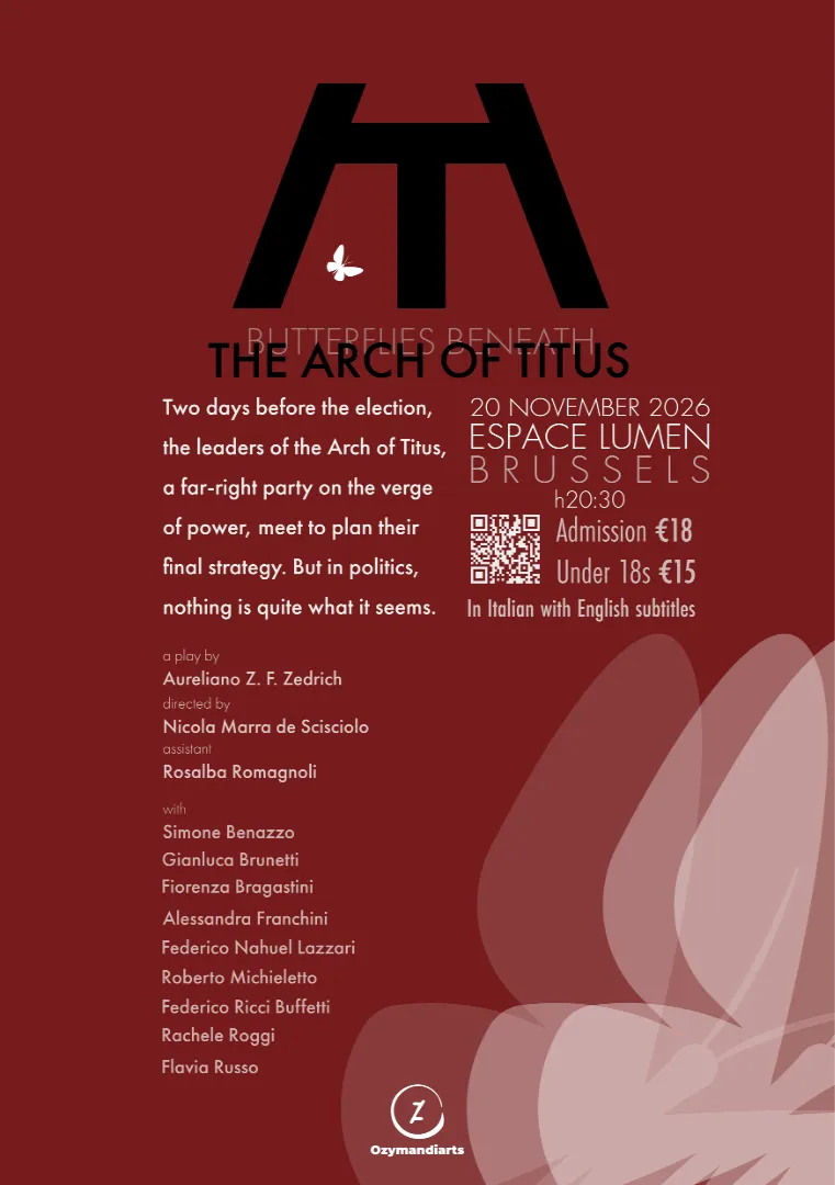 English poster for Butterflies Beneath the Arch of Titus